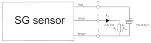 SG sensor electrical connections