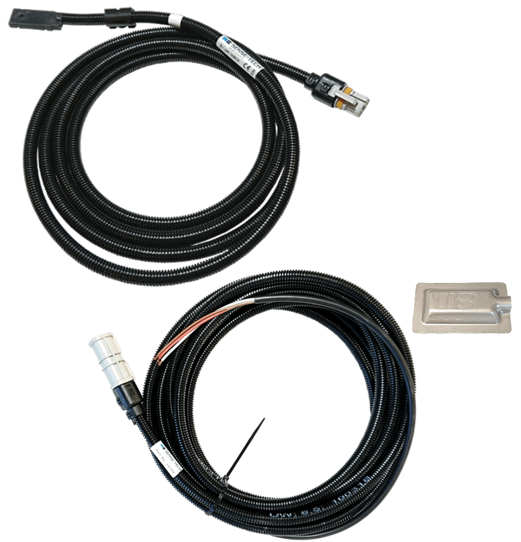Axle load sensor for spring suspended trucks