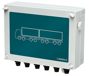 Kimax 2 sensor box for onboard weighing trailers