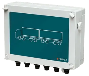 Kimax 2 sensor box for onboard weighing trailers