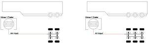 P/N 10004 Kimax 1 trailer 1 air inlet