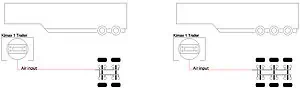 P/N 10004 Kimax 1 trailer 1 air inlet