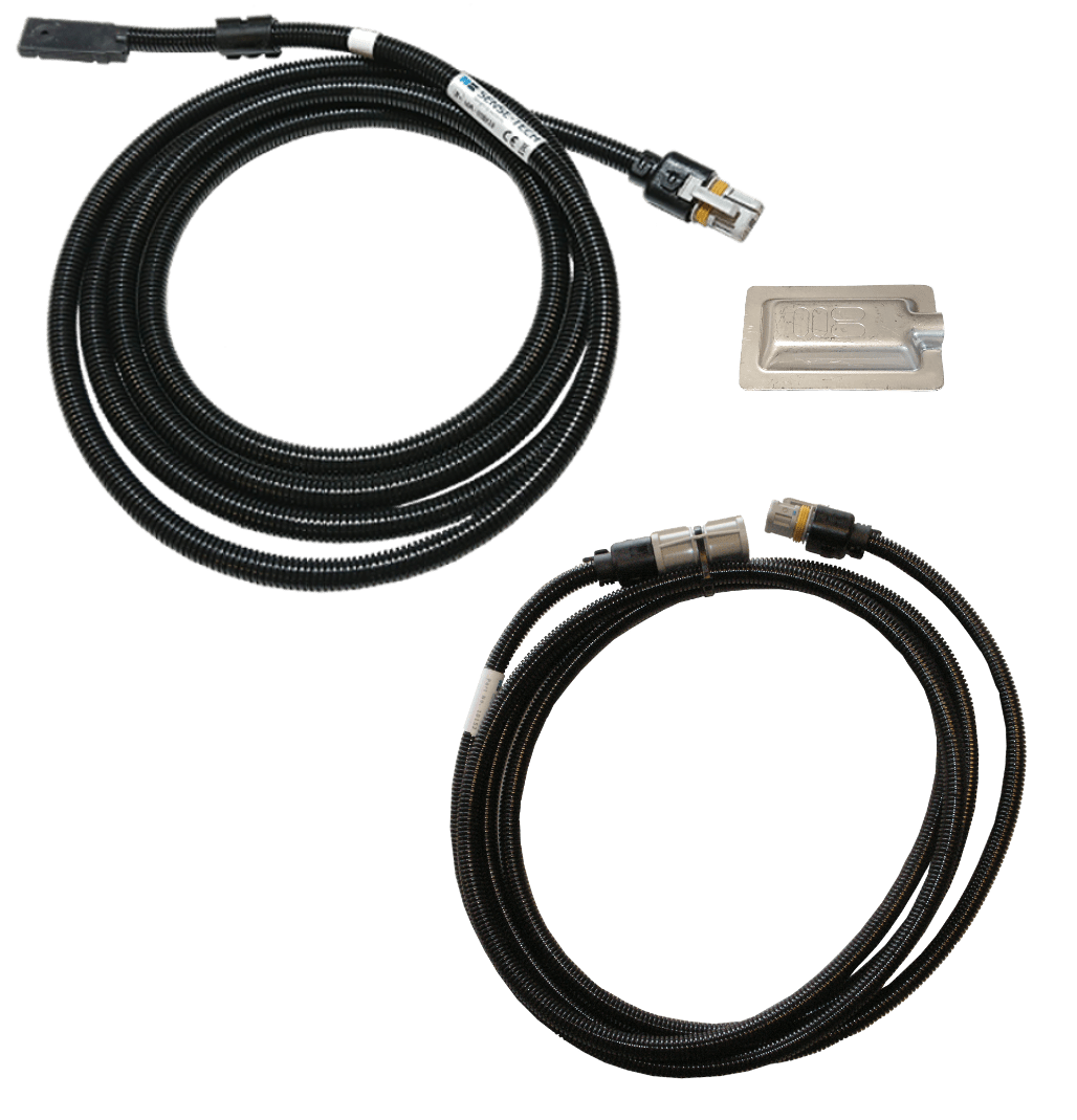 Axle load sensor for spring suspended trucks